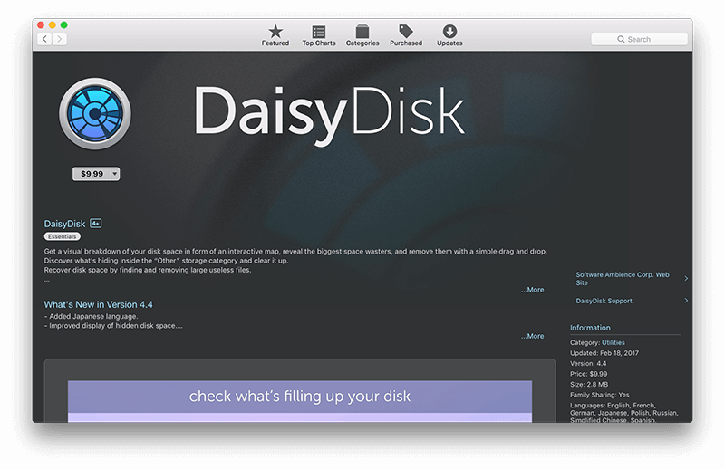 daisydisk cleaner mac