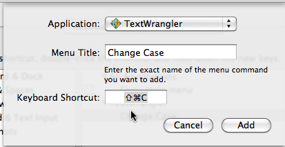 text wrangler for mac, hotkey